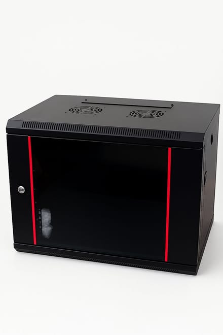 DSIT Baseline 9U wandkast met glazen deur 600x450x500mm (BxDxH) - serverbehuizing - serverrack - 19 inch