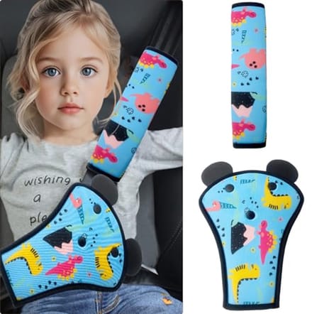 Gordelkussen voor Kinderen - Verstelbaar en Afneembaar voor Comfort in de Auto