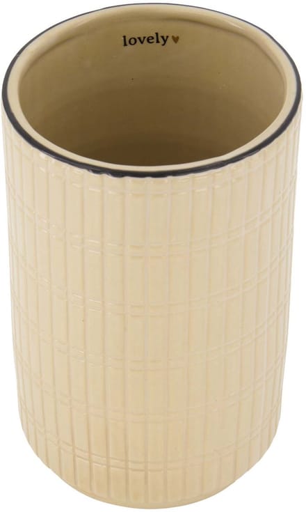 Zusss Vaas Keramiek Relief Lovely Keramiek Sand