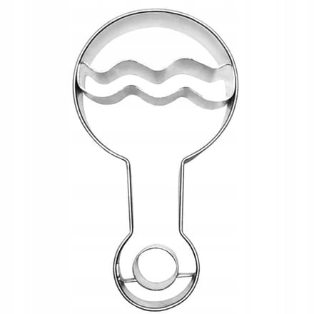 Ratel Koekjesvorm 7,5cm - Metaal, Roestvrij Staal