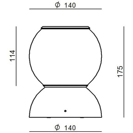Stilnovo Gravitino LED plafondlamp, draaibaar wit