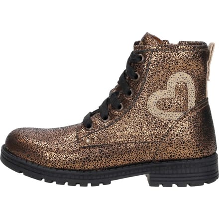 KEQ Veterschoen hoog Veterschoen hoog - Brons - Maat 23
