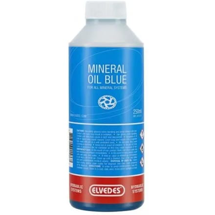 Elvedes Blauwe mineraalolie voor hydraulische schijfremmen - 250 ml