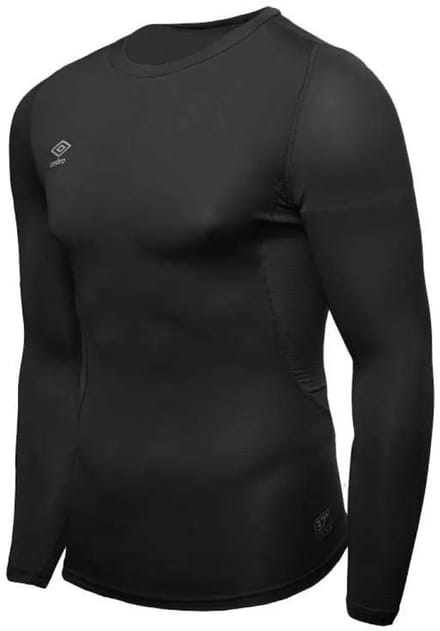 Umbro Core Crew Lange Mouwen Basislaag Zwart 2XL Man