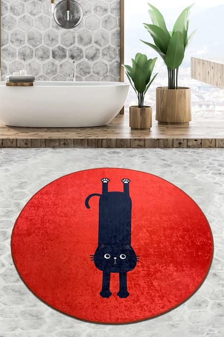 Asir - Badmat - Veelkleurig - 80 x 80 cm