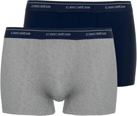CECEBA Monza 2-pack Heren Boxer - Blauw/Grijs