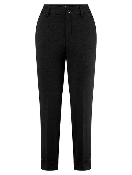 Enkellange broek Van Peter Hahn grijs