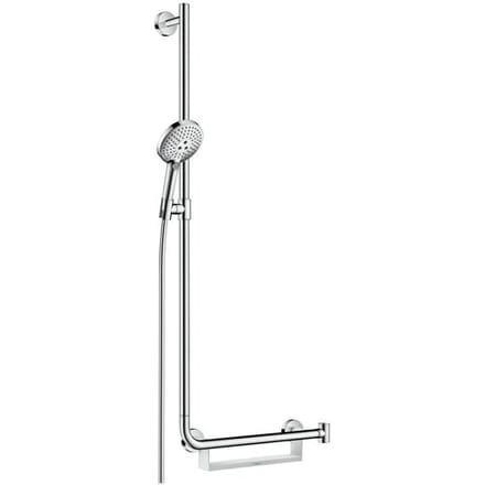 Hansgrohe Raindance select s 120 unica comfort glijstangset 110cm links chroom