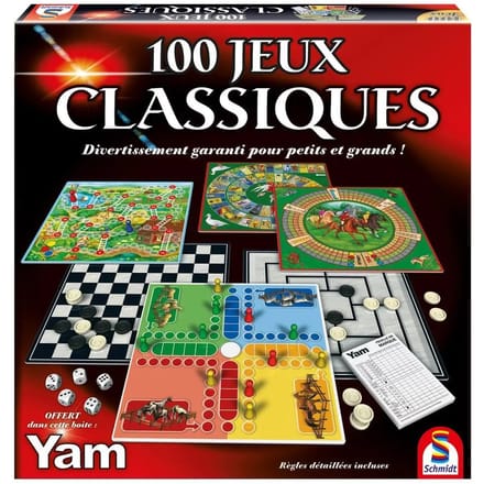 SCHMIDT AND SPIELE Coffret de jeux - 100 jeux classiques