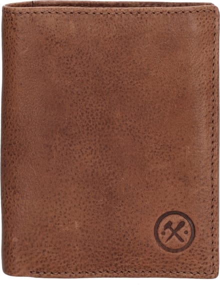 Hide & Stitches Paint Rock Portemonnee - 100% Leer - Cognac