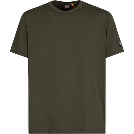 t-shirt Paul hals man groen