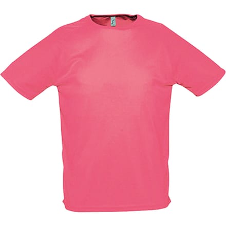 SOLS Heren Sportief Raglan T-shirt (Neon-koraal)