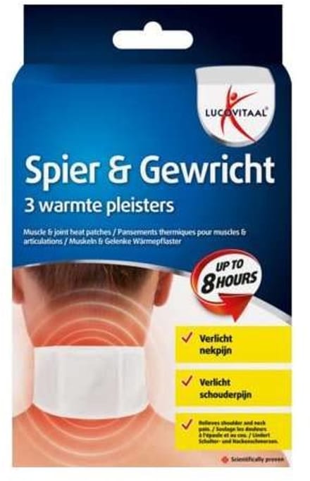 Lucovitaal Spier en gewricht warmte pleisters 8 Stuks