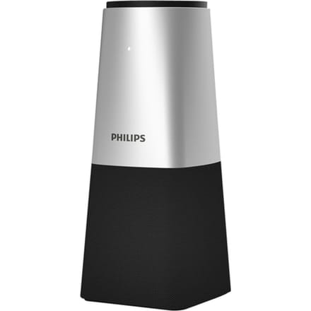 Philips SmartMeeting PSE0540 - draagbare conferentiemicrofoon incl. Sembly - 360° Bluetooth microfoon - Automatisch notuleren: Microsoft Teams/ Zoom/ Google Meet/ GoToMeeting - Sembly Ai spraak-naar-tekst cloudsoftware/ spraakherkenning