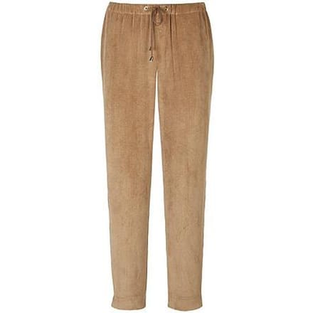 Broek in jogg-pant-stijl pasvorm Barbara Van Peter Hahn bruin