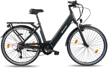 Sharp Urban elektrische stadsfiets 10.4Ah 28 inch zwart