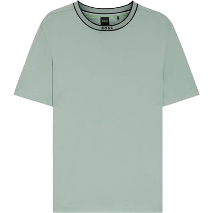 Boss Heren Crew Neck Regular T-shirt (Groen)