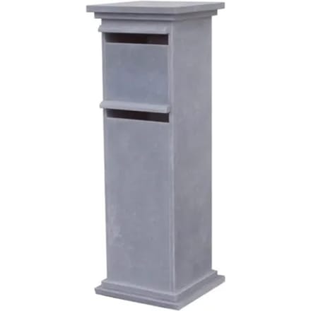 Brievenbusunit Sevilla Dubbel - Natuursteen - Blauwe Hardsteen - 45x132x45cm