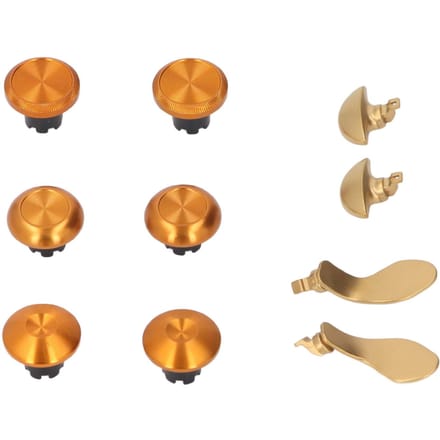 Joysticks en métal Acier inoxydable Joysticks de remplacement Boutons avec palettes pour or