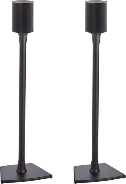 Sanus WSSE12 stand - fixed - for speakers - black - Max 2.2 kg - recommended for