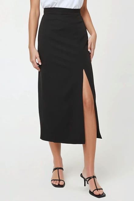 Maxi Bodycon Rok met Splits