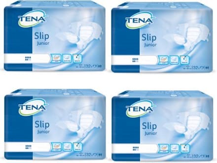 TENA Slip Junior - Karton van 128 kleefluiers