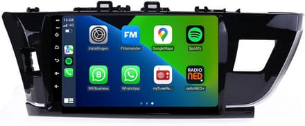 CarPlay autoradio geschikt voor Toyota Corolla | 2014 t/m 2016 | Android 13 | Draadloos Apple CarPlay & Android Auto | 2GB + 32GB | 8-Core processor | Davilon | 2025 model | 2014 2015 2016 | Bluetooth & Wifi