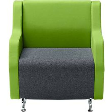 Lounge FORUM eenzit met lage rugleuning en armleuningen