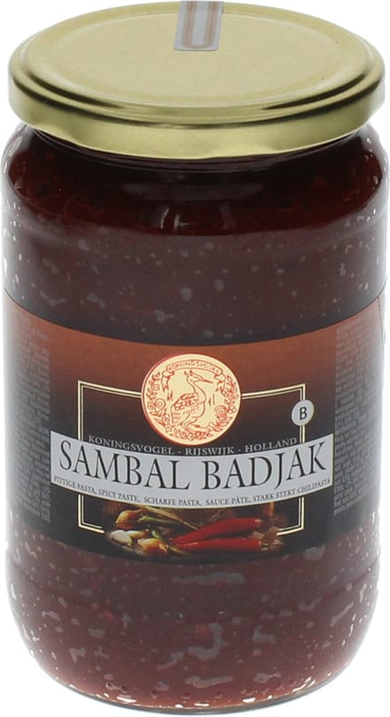 Koningsvogel Sambal badjak - Pot 750 gram