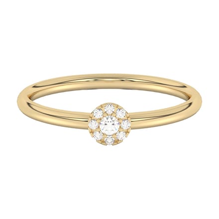 Diam Addict Ring 585 Gelbgold mit im Labor gezüchteten Diamanten