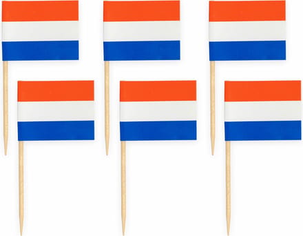 Cocktailprikkers Nederland - 24 stuks
