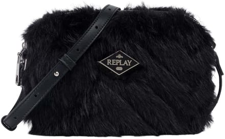 REPLAY schoudertas Crossbody Bag Black zwart