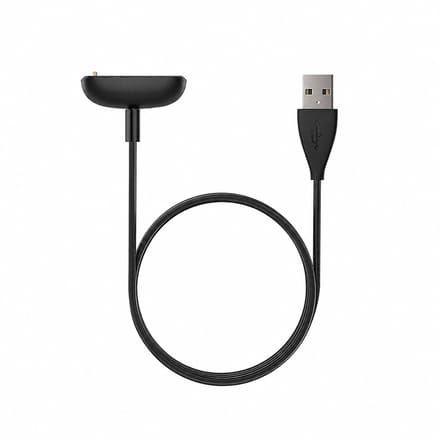 USB Oplader Geschikt voor Fitbit Charge 5 / Charge 6 / Luxe – Oplaadkabel – 1 Meter – Zwart