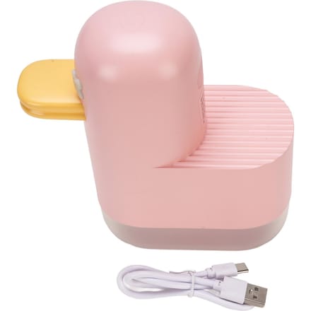 Automatische Schuimdispenser Schattige Eend Slimme Sensor Handzeepdispenser voor Badkamer Keuken Type 2 beige