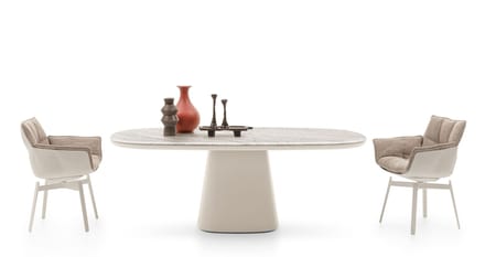 B&B Italia Allure O' Eettafel rechthoekig - wit