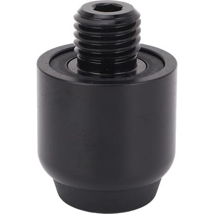 1.1 Inch Poolkeu Verlengstuk met Bumper Aluminium Materiaal Biljartstok Handvat Verlengstuk black