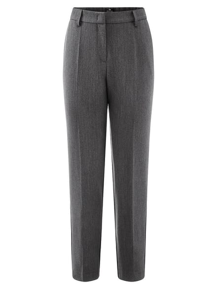 7/8-broek Slim Fit Van Peter Hahn grijs