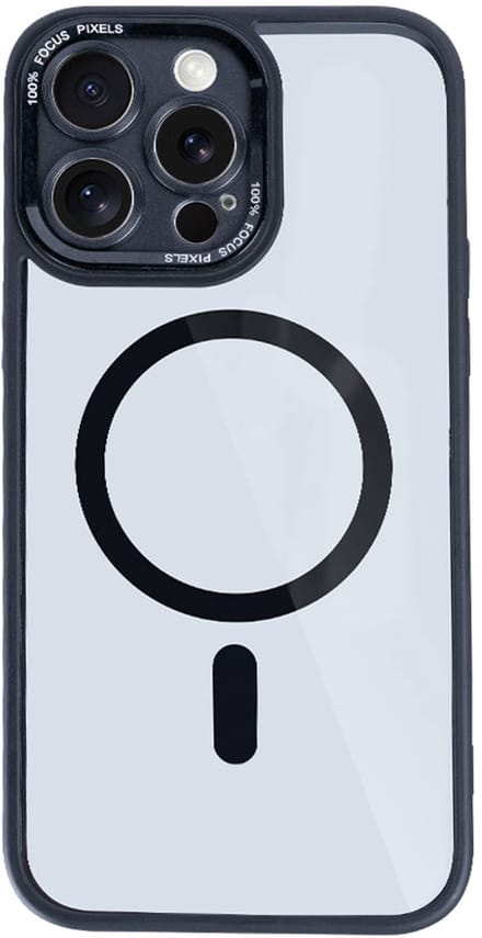 Rixus Classic 04 Case With MagSafe For iPhone 15 Pro Black