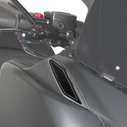 Paar motorfiets spiegelkappen Barracuda T-Max 2017 et plus