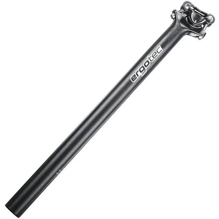 Zadelpen ergotec 316mm 400mm 10mm offset mat zwart - ZWART