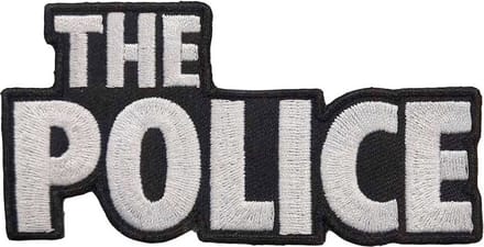 The Police - Logo Patch - Wit/Zwart