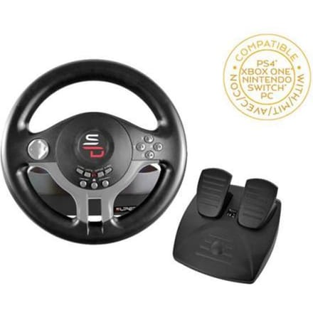 Subsonic Superdrive SV 200 Steering Wheel - Wired Steering wheel & Pedal set - Sony PlayStation 4