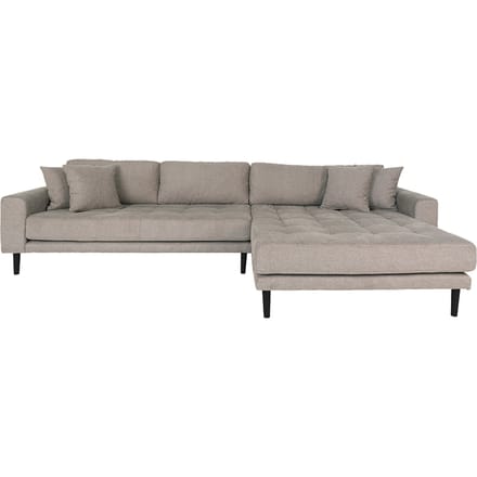 House Collection Hoekbank Milo Lounge Sofa Rechts Steengrijs