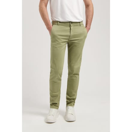 Mud Jeans Scott Mid Tapered Rustic Green Größe: W33L32 | Chinos Outlet | Herren | Grün