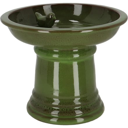 Buvette pour oiseaux en terre cuite