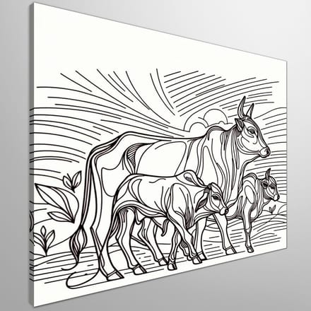 Kunstprint | Wanddecoratie | Canvas | 100 × 100 cm