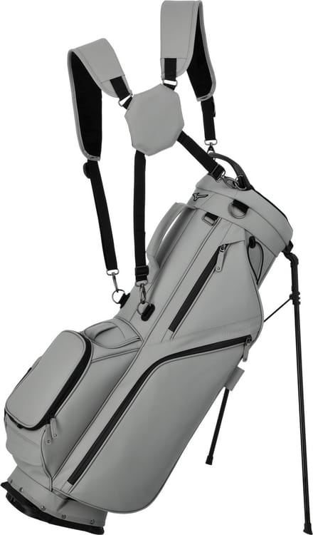 Mizuno Pro standbag - Golftas - Draagtas - Grijs