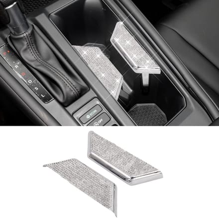 Glanzende Kristallen Waterpaneel Frame Sticker voor Auto Interieur Accessoires