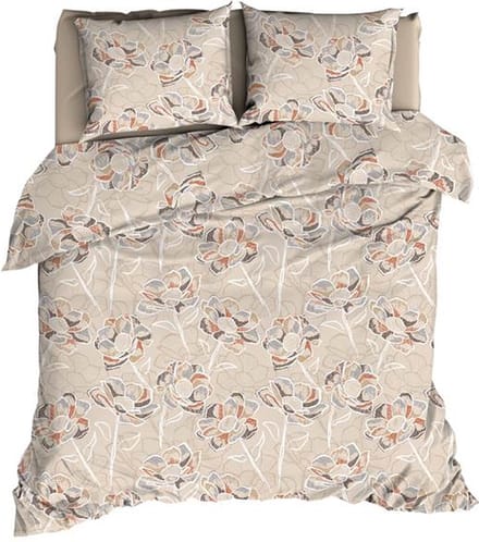 Satin d'Or Steffi Dekbedovertrek - Extra breed - 260x200/220 cm - Beige