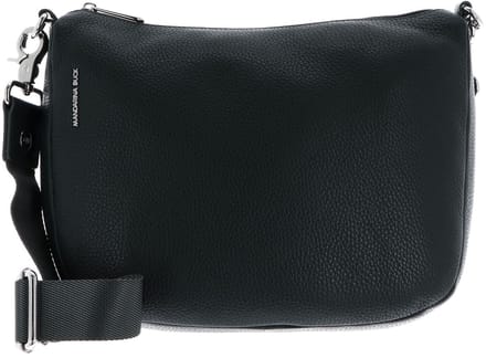 MANDARINA DUCK Leren schoudertas Mellow Leather Hobo Bag Pine Green donkergroen